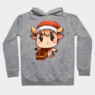 Cute Ox Drawing Hoodie